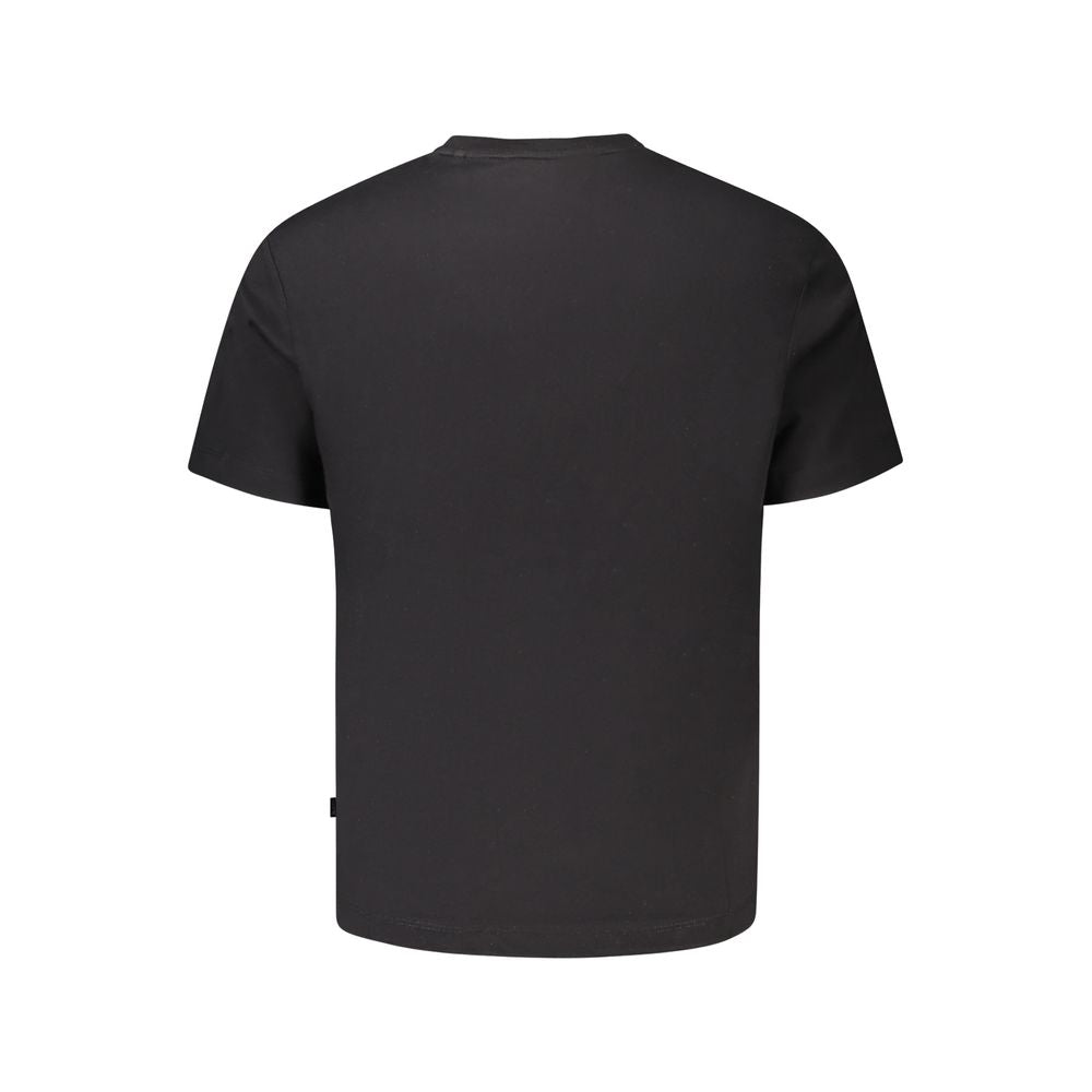 Guess Jeans Black Organic Cotton Men's T-Shirt - Luxury Boutique Co