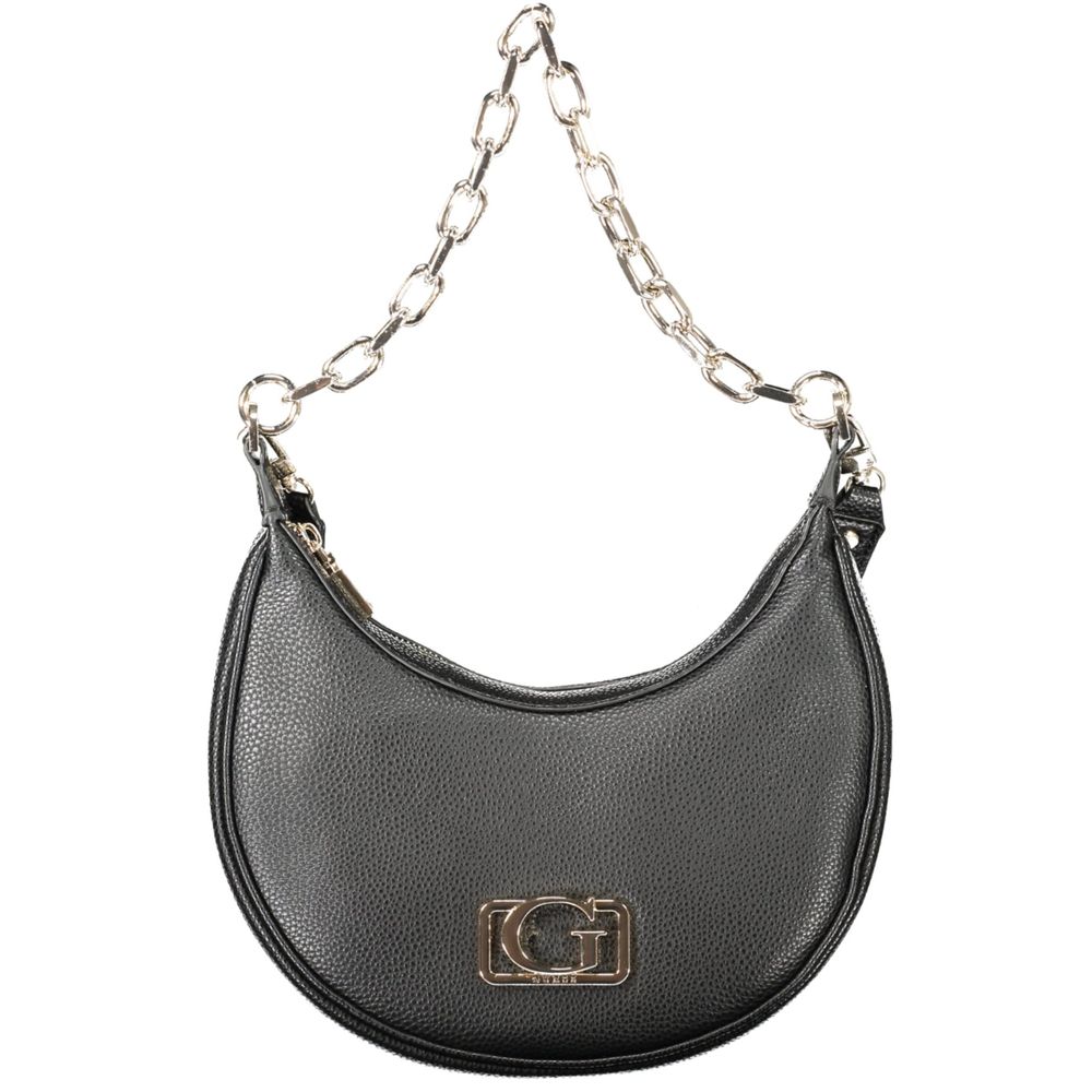 Guess Jeans Black Polyurethane Women's Handbag - Luxury Boutique Co