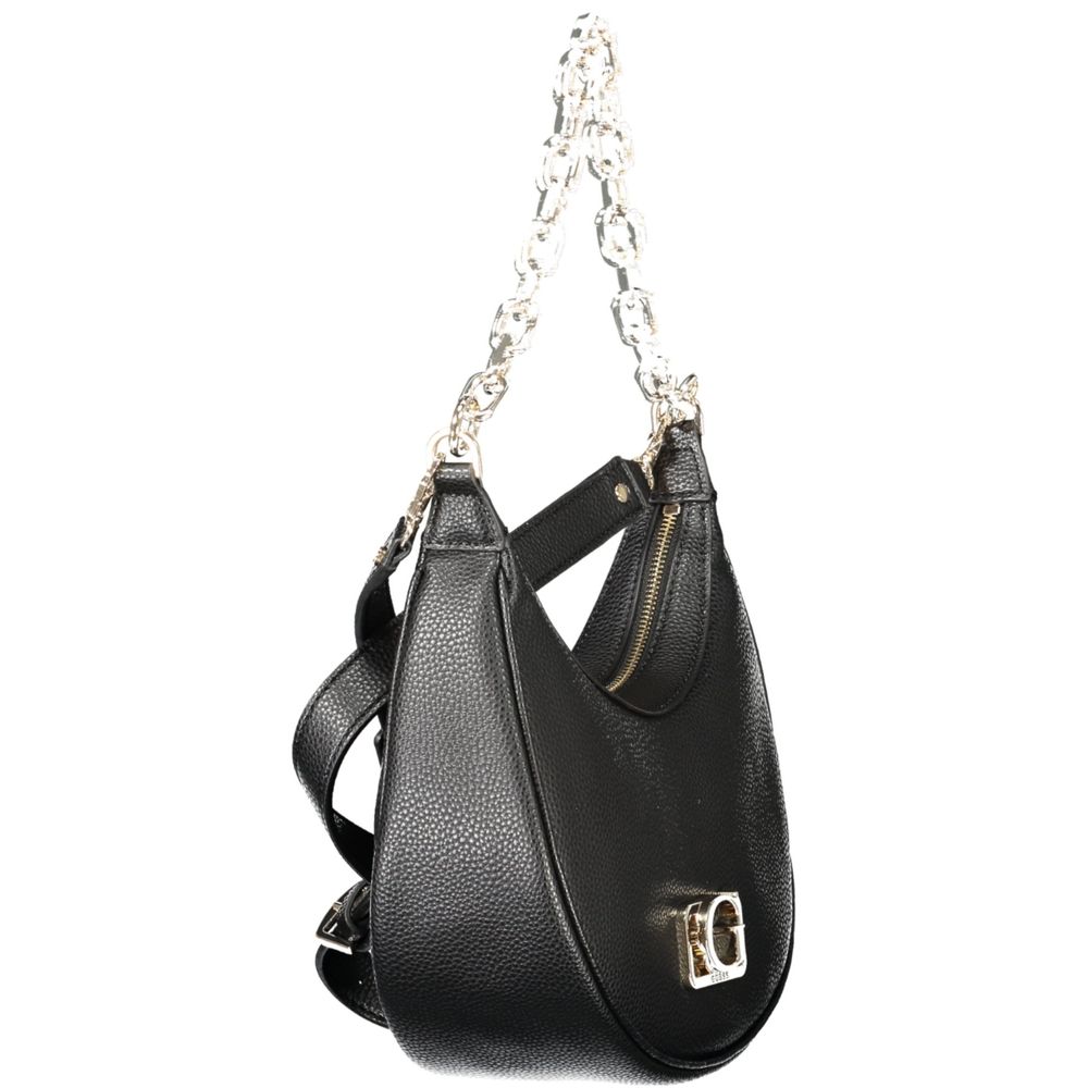 Guess Jeans Black Polyurethane Women's Handbag - Luxury Boutique Co