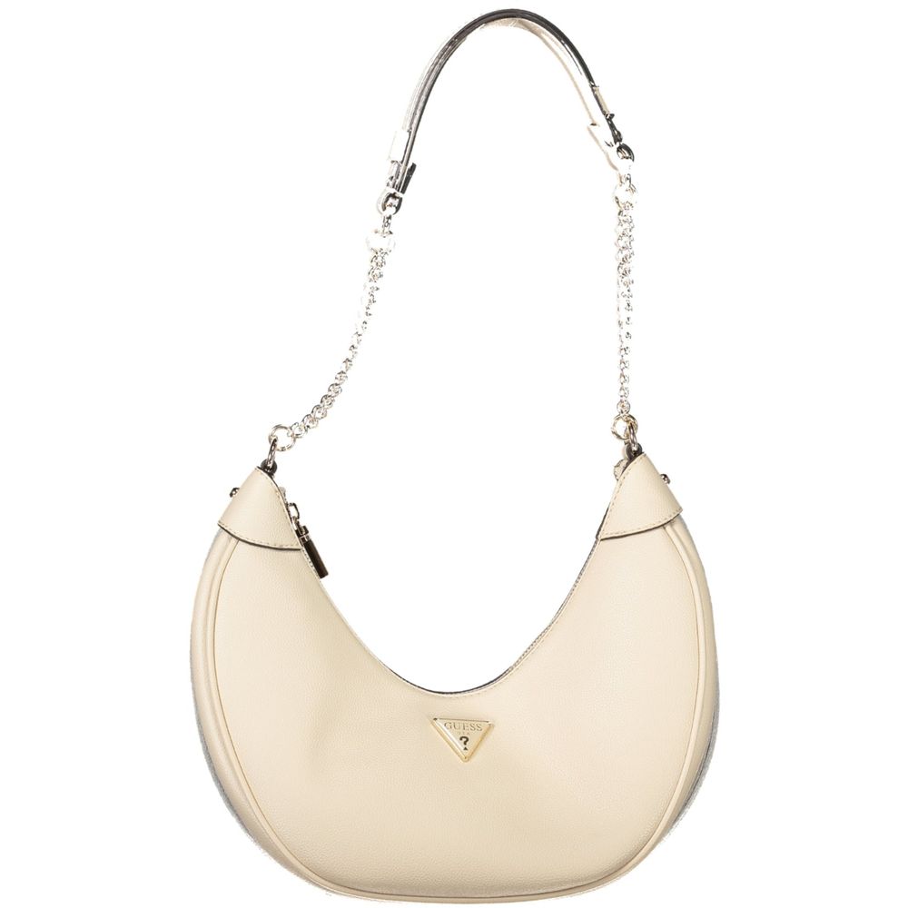 Guess Jeans Beige Polyurethane Women Handbag - Luxury Boutique Co