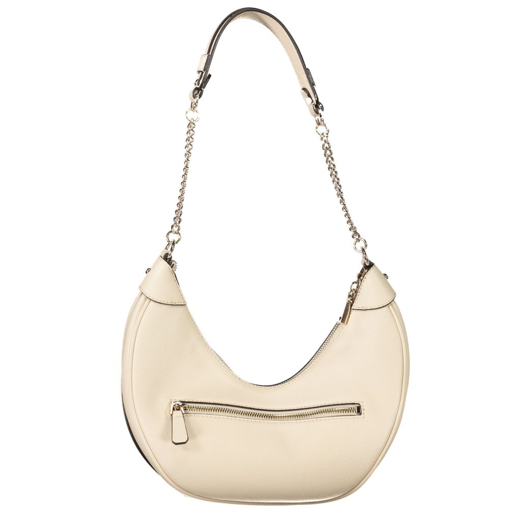 Guess Jeans Beige Polyurethane Women Handbag - Luxury Boutique Co