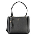 Guess Jeans Nero Poliuretano Women Handbag - Luxury Boutique Co