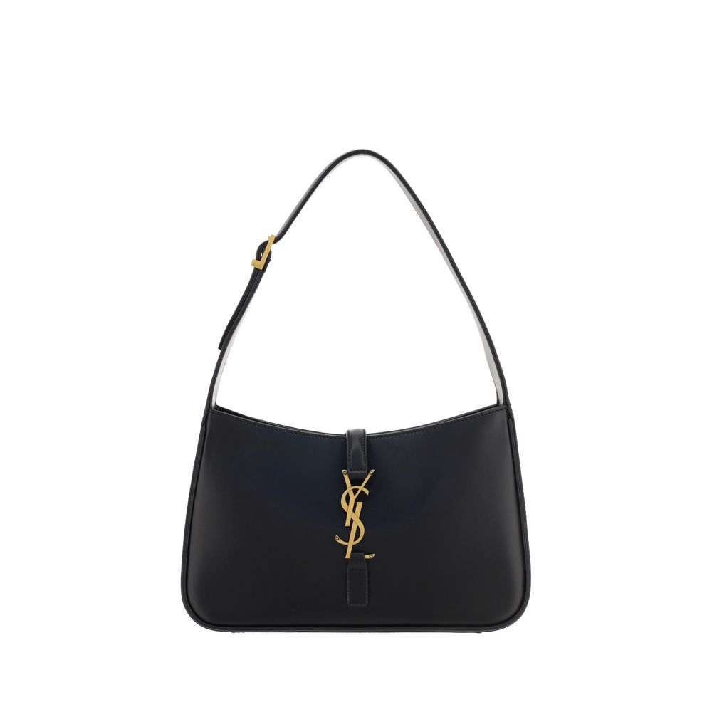 Saint Laurent Black Calf Leather Bos Taurus Handbag - Luxury Boutique Co