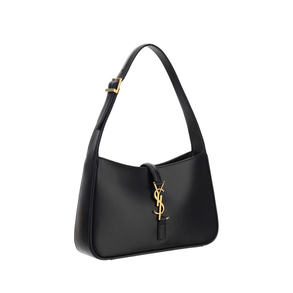 Saint Laurent Black Calf Leather Bos Taurus Handbag - Luxury Boutique Co