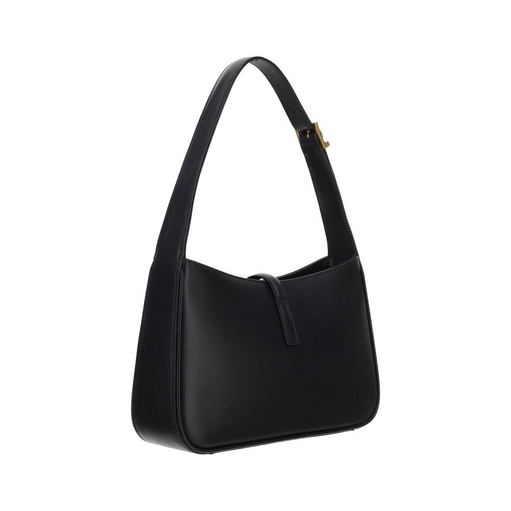Saint Laurent Black Calf Leather Bos Taurus Handbag - Luxury Boutique Co
