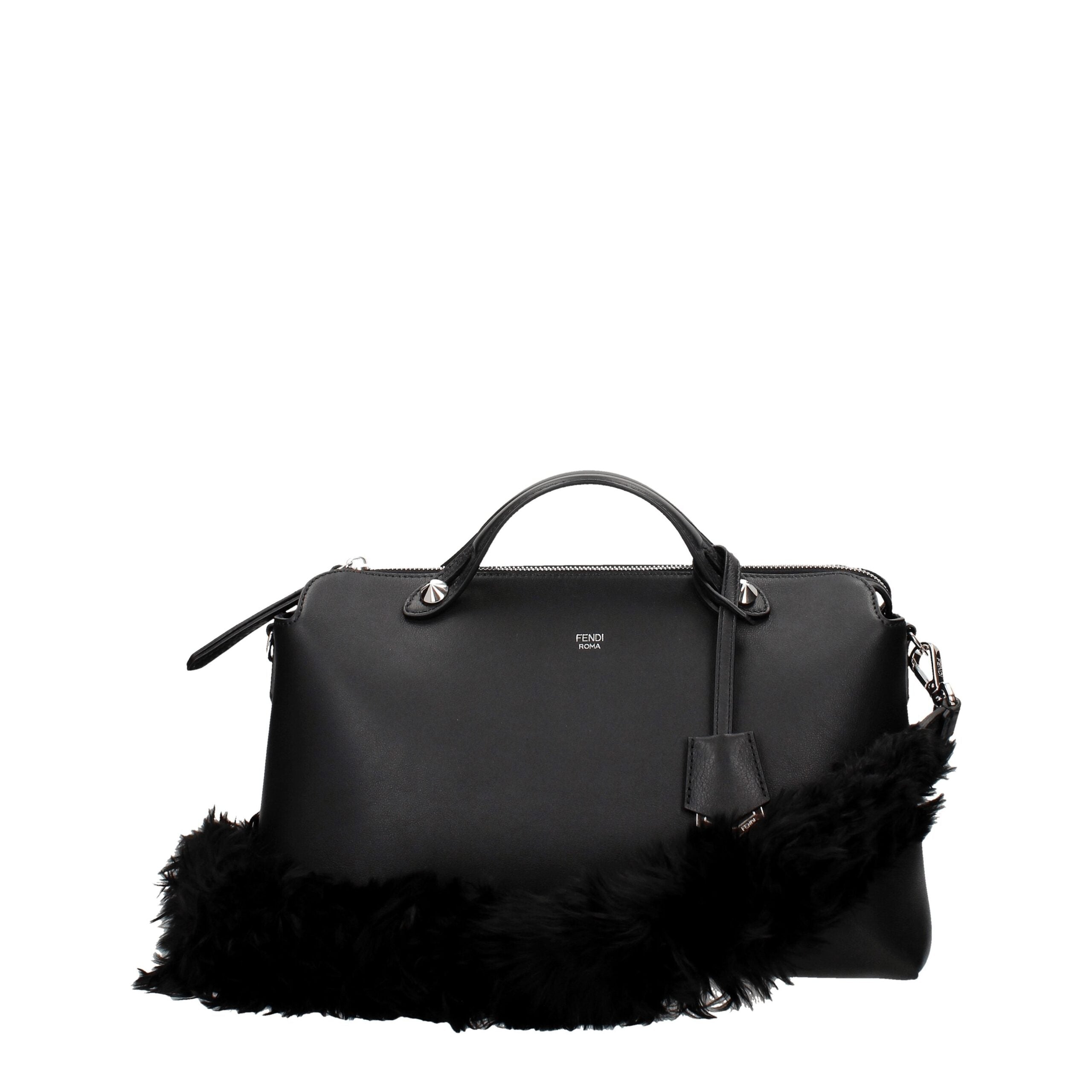 Fendi Black Leather Shoulder Bag - Luxury Boutique Co