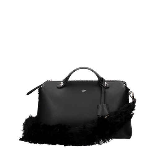 Fendi Black Leather Shoulder Bag - Luxury Boutique Co
