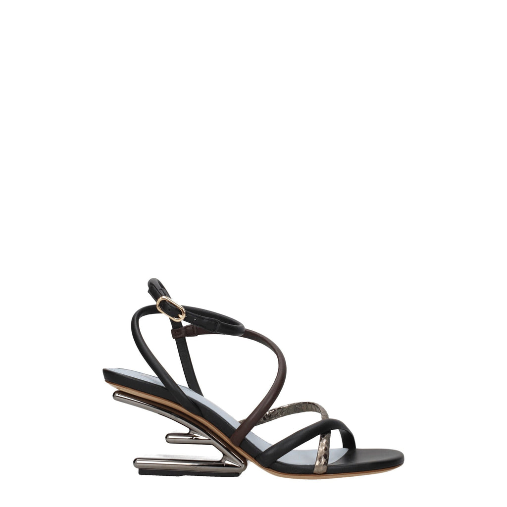 Fendi Multicolor Leather Sandals - Luxury Boutique Co