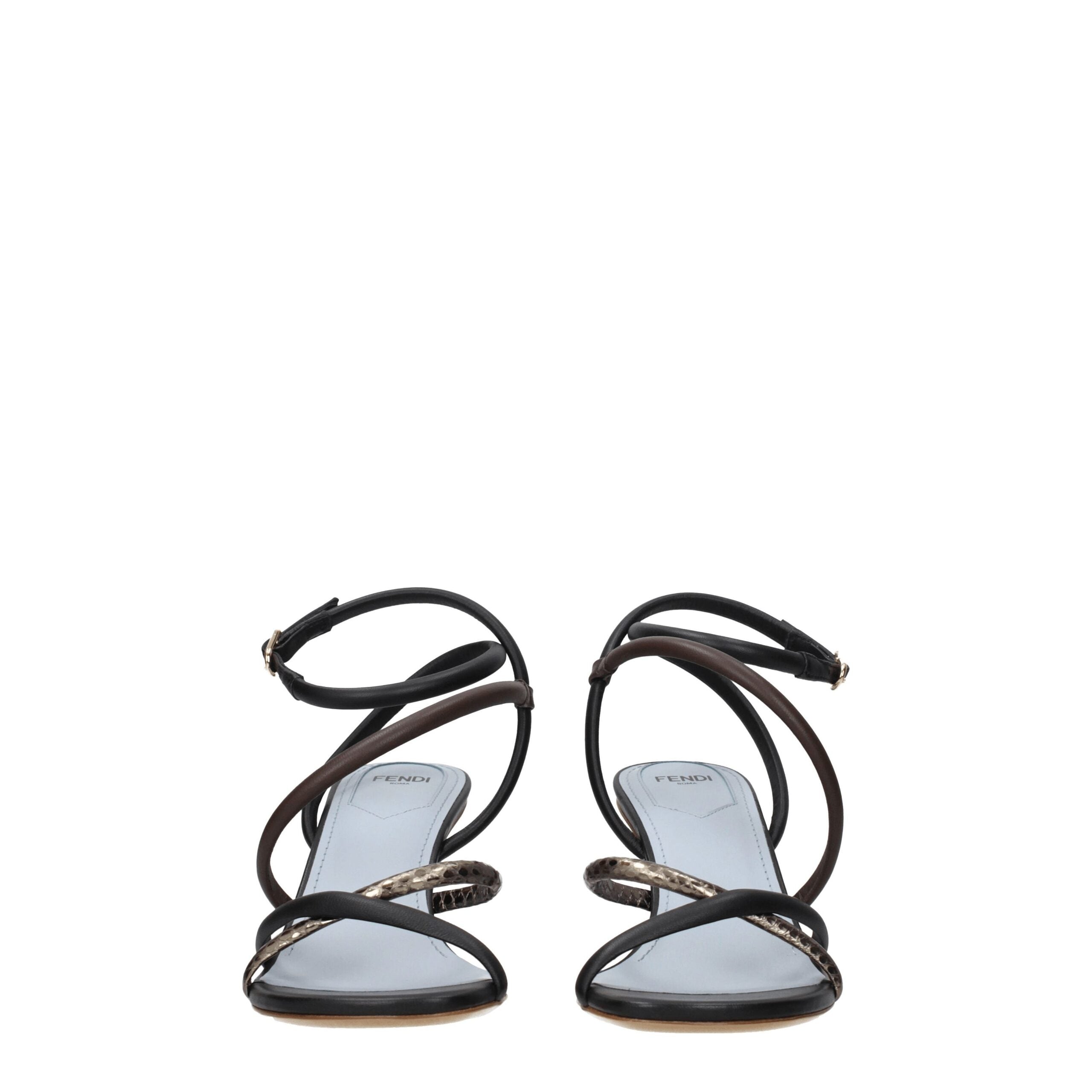 Fendi Multicolor Leather Sandals - Luxury Boutique Co