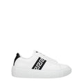 Versace White Leather Low Top Sneakers - Luxury Boutique Co