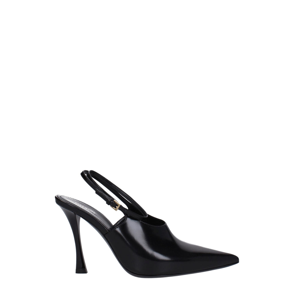 Givenchy Black Leather High Heel Pumps - Luxury Boutique Co
