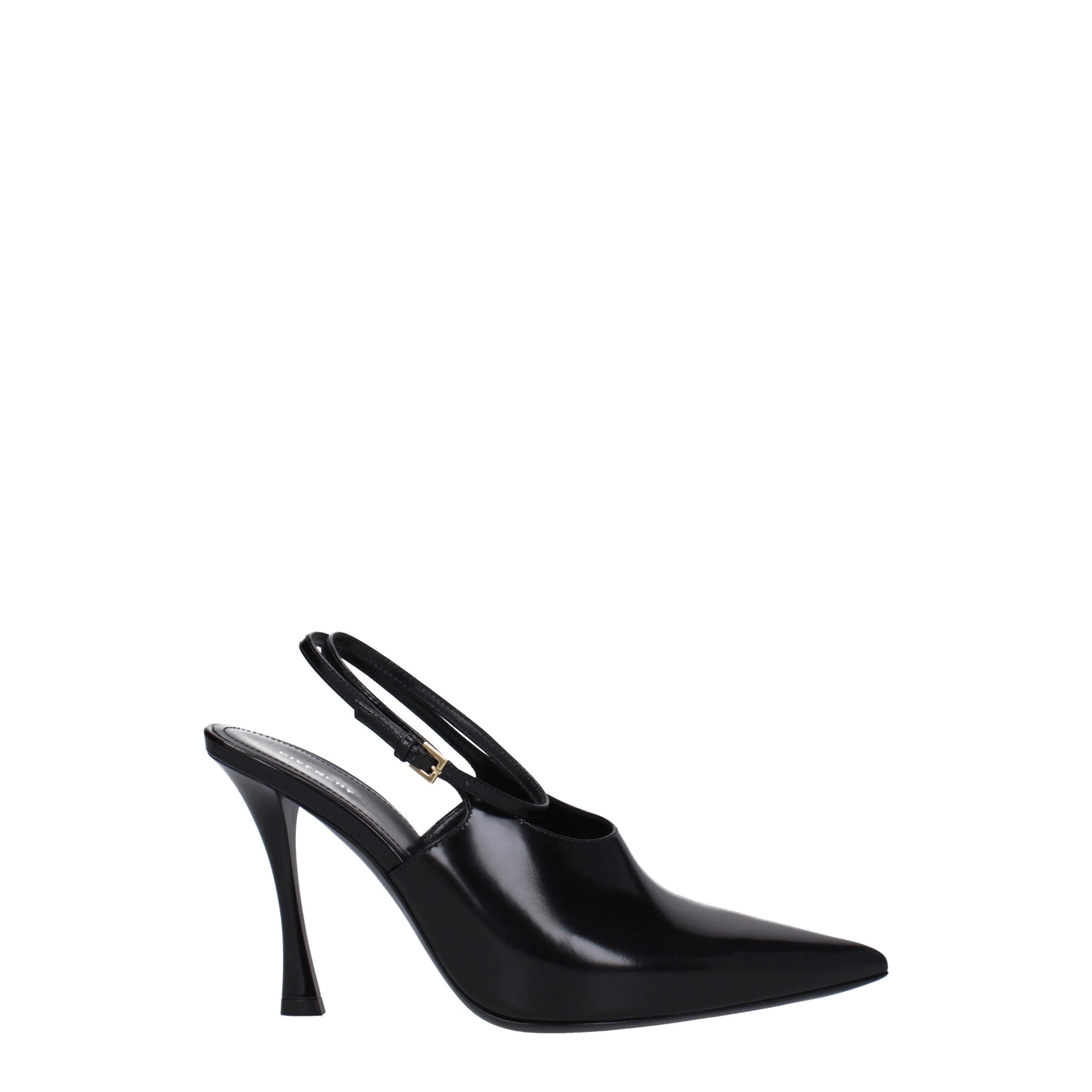 Givenchy Black Leather High Heel Pumps - Luxury Boutique Co