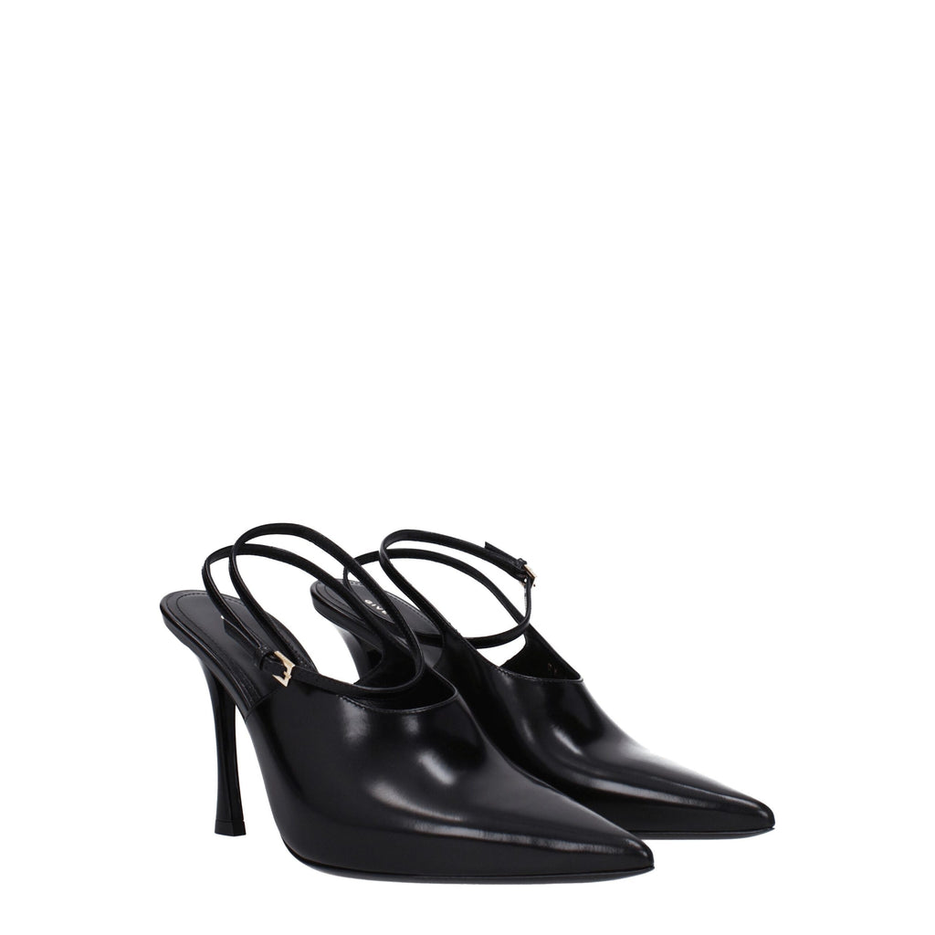 Givenchy Black Leather High Heel Pumps - Luxury Boutique Co