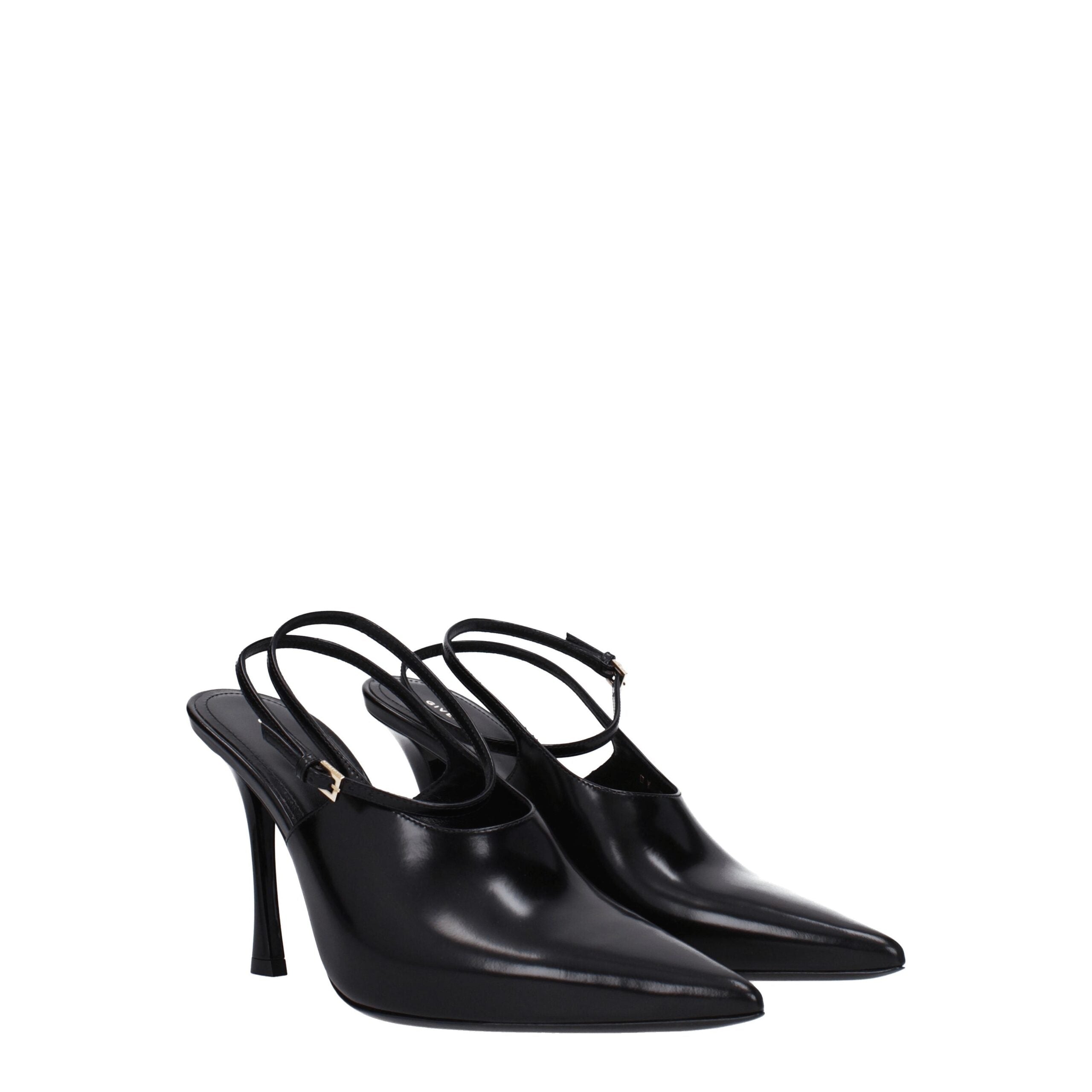 Givenchy Black Leather High Heel Pumps - Luxury Boutique Co