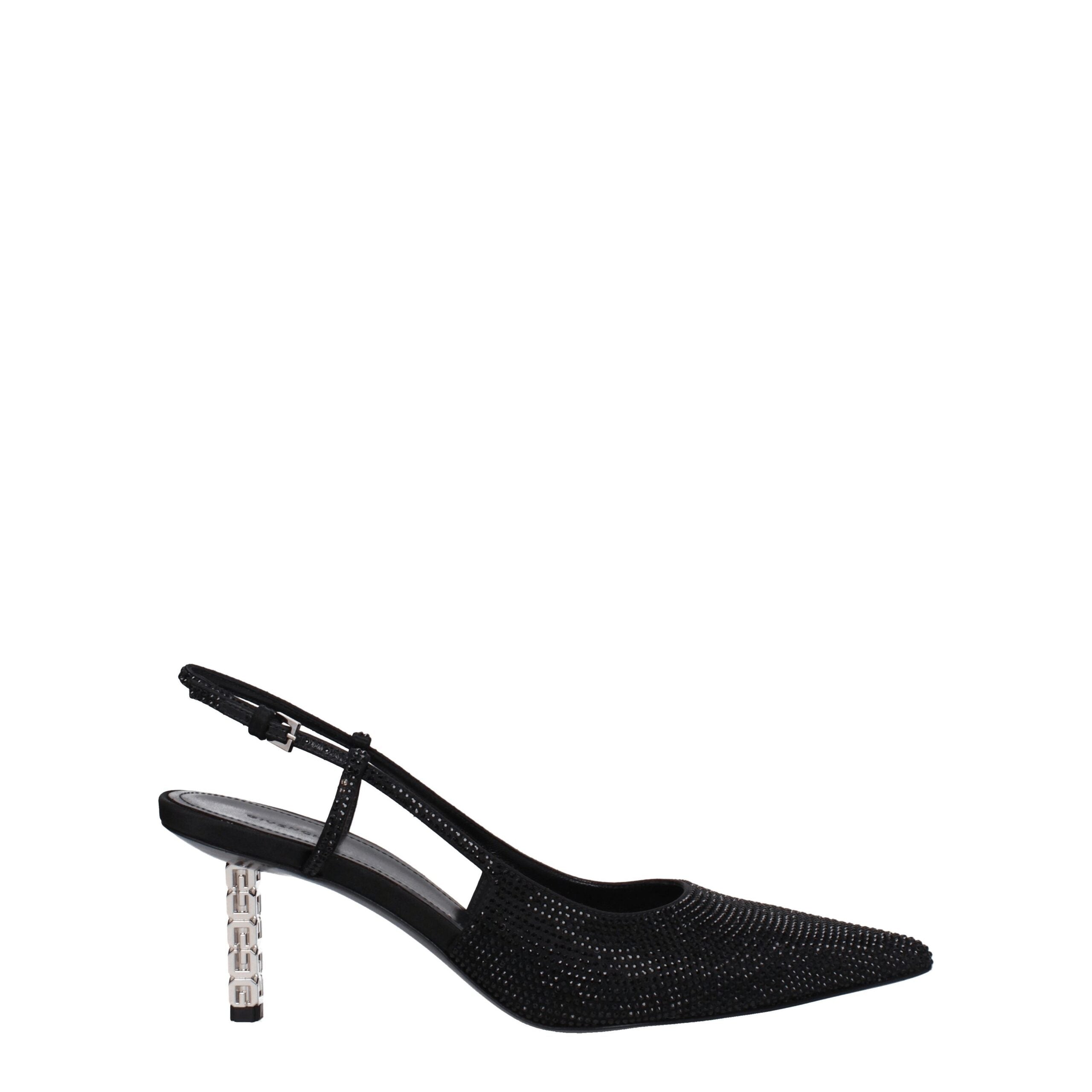Givenchy Black Fabric High Heel Pumps - Luxury Boutique Co
