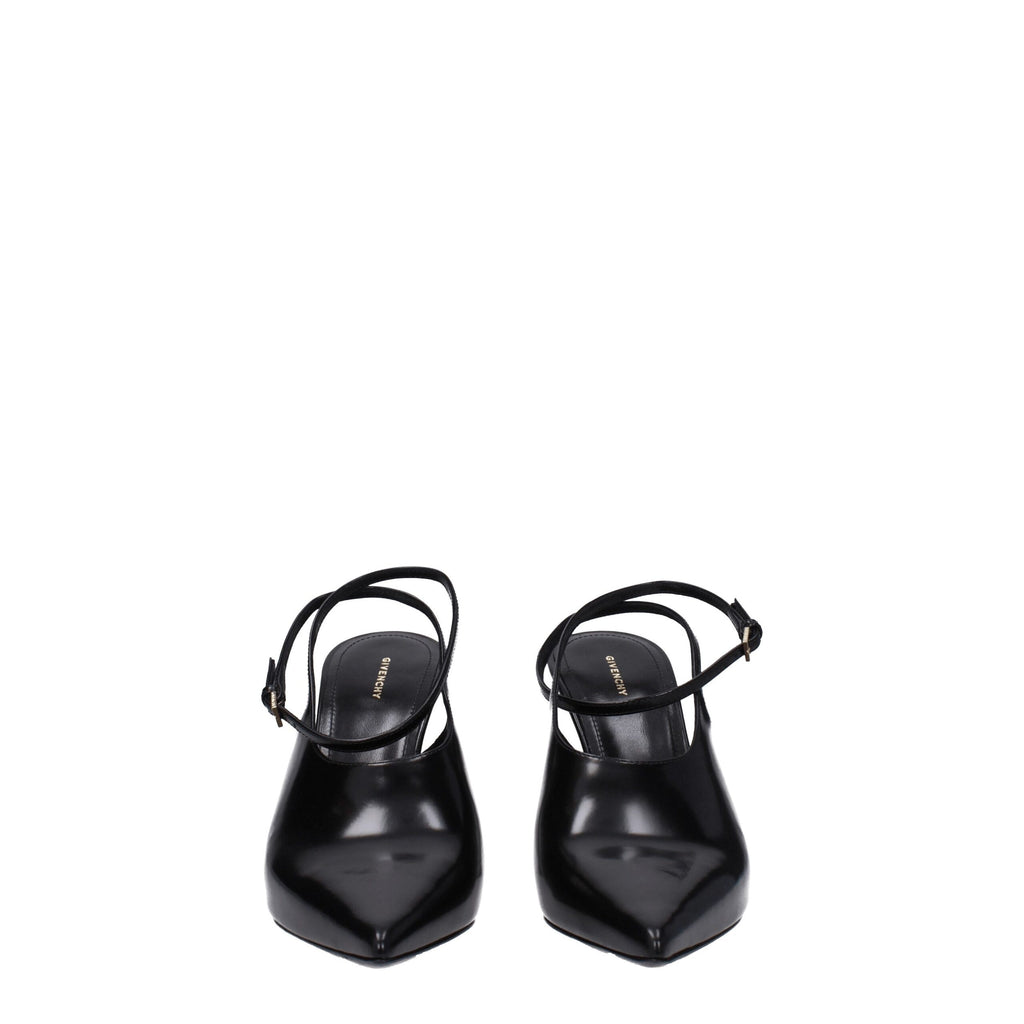 Givenchy Black Leather High Heel Pumps - Luxury Boutique Co