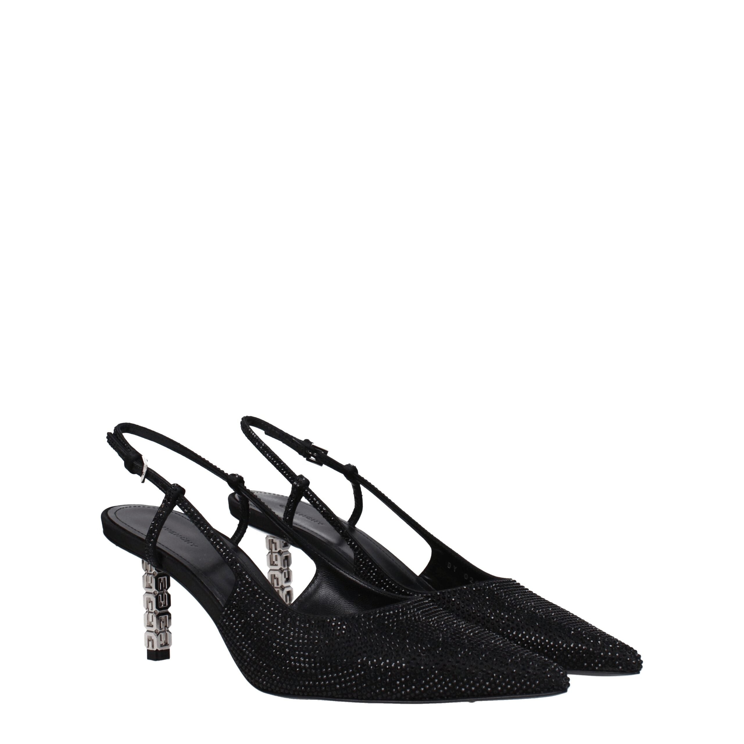 Givenchy Black Fabric High Heel Pumps - Luxury Boutique Co