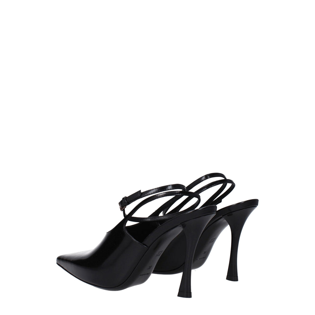 Givenchy Black Leather High Heel Pumps - Luxury Boutique Co