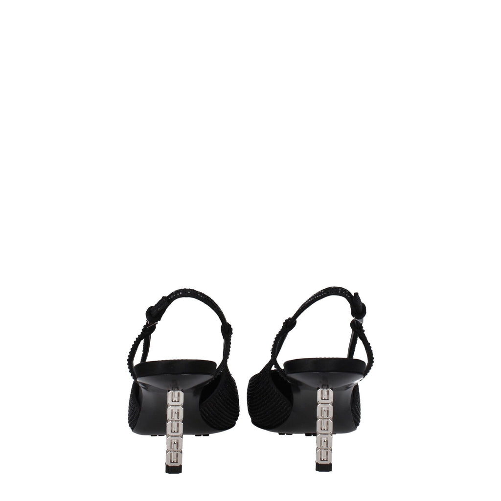 Givenchy Black Fabric High Heel Pumps - Luxury Boutique Co