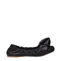 Miu Miu Black Leather Ballet Flats - Luxury Boutique Co