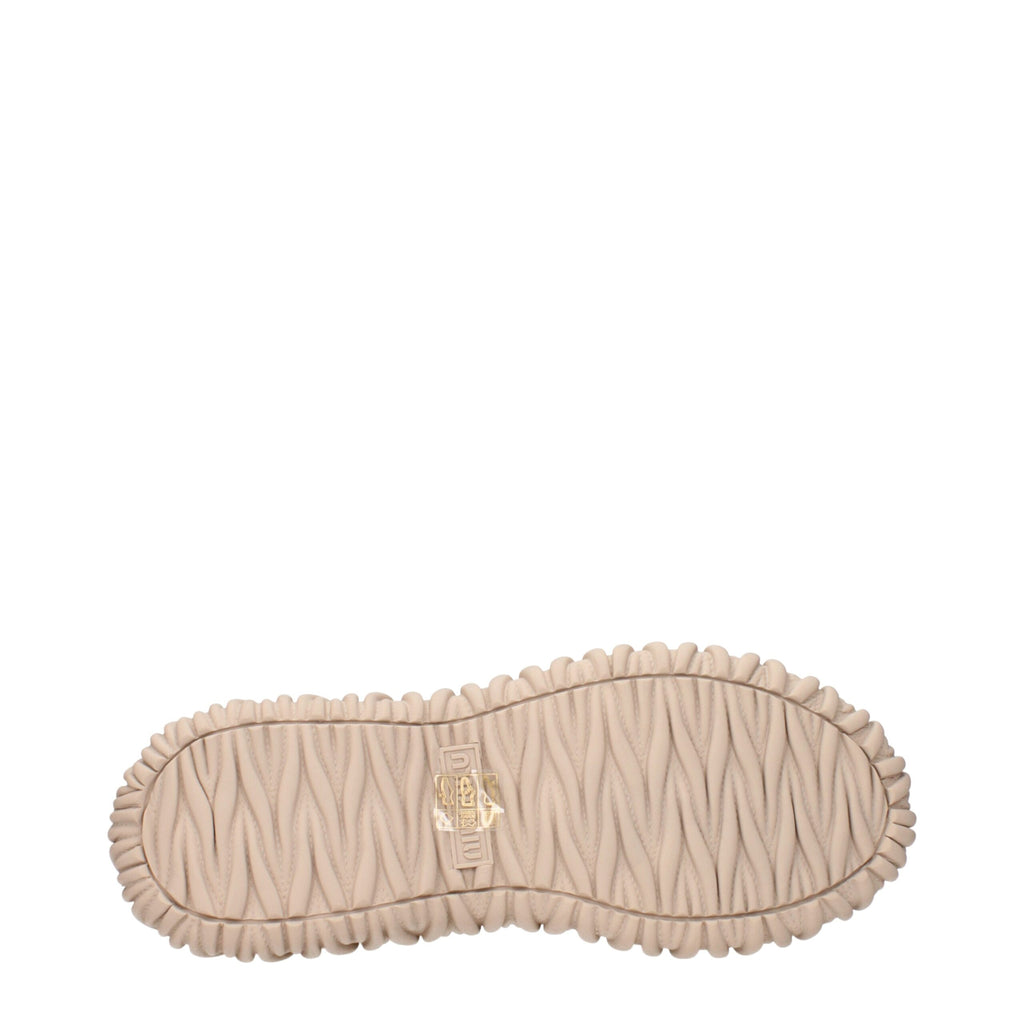 Miu Miu Beige Fabric Sneakers - Luxury Boutique Co