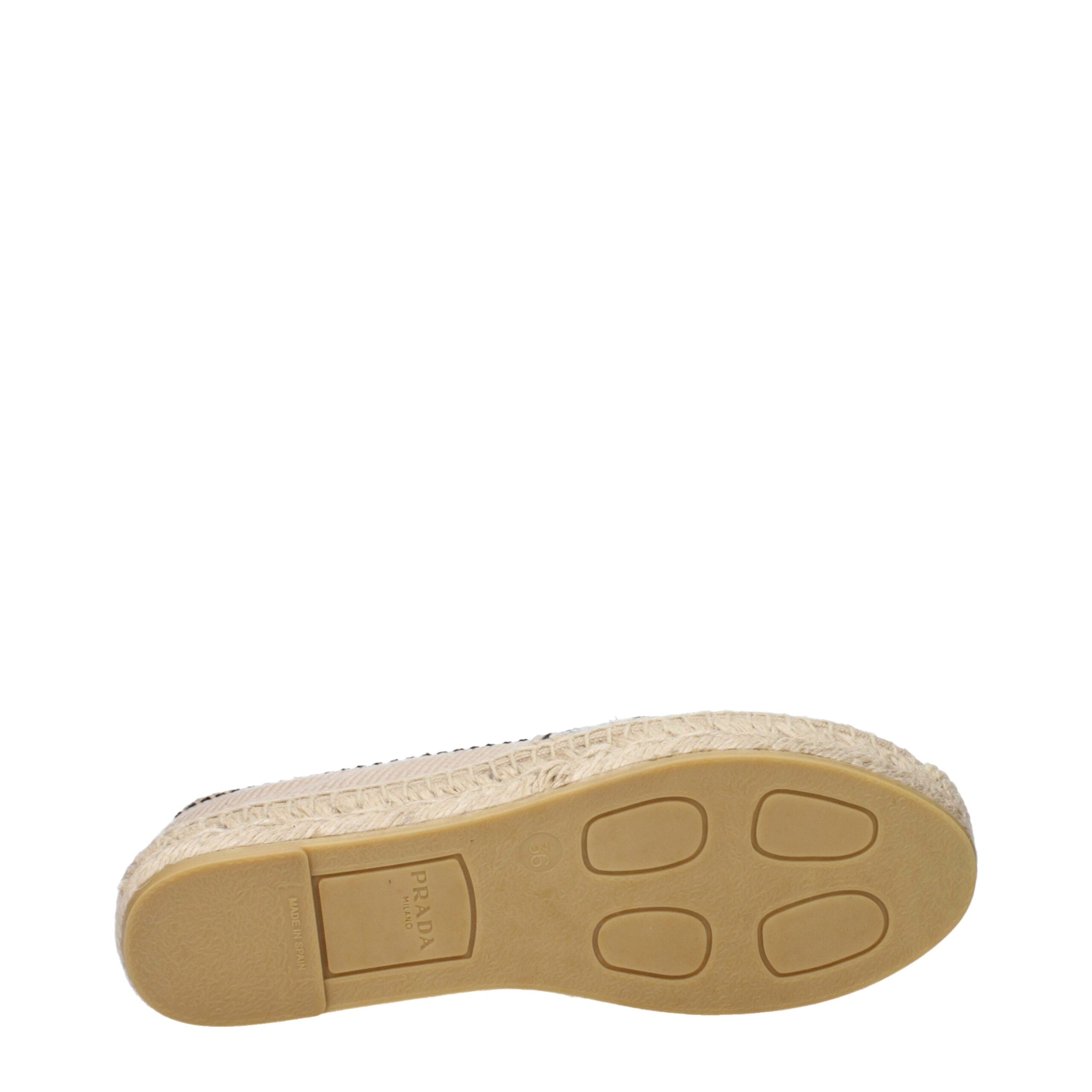 Prada Beige Fabric Espadrilles - Luxury Boutique Co