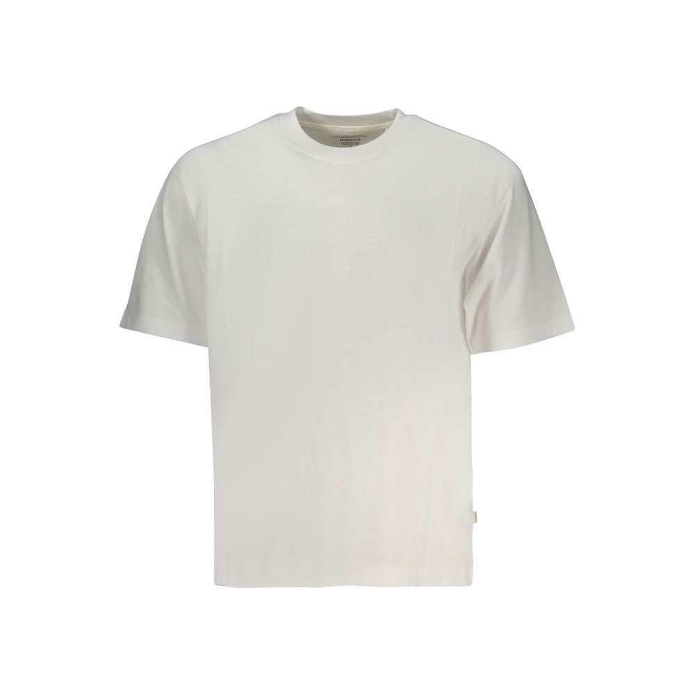 Guess Jeans Bianco Cotton Men's T-Shirt - Luxury Boutique Co