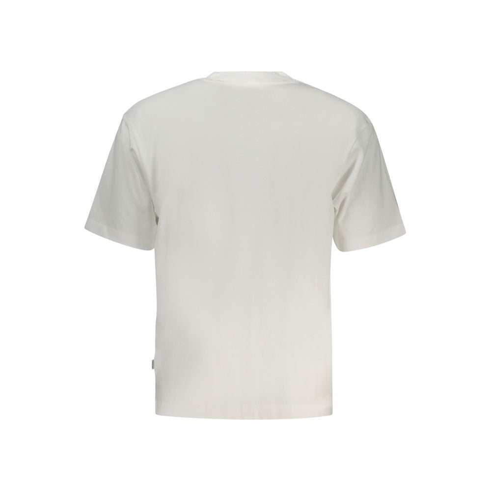 Guess Jeans Bianco Cotton Men's T-Shirt - Luxury Boutique Co