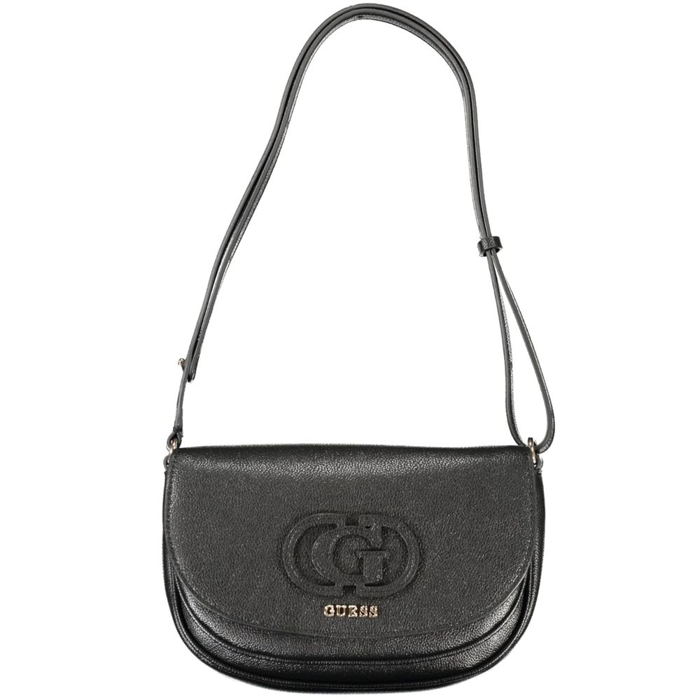 Guess Jeans Black Polyethylene Women Handbag - Luxury Boutique Co