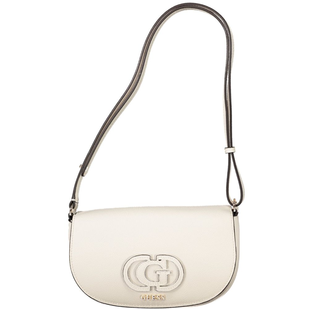 Guess Jeans Bianco Polyurethane Women Handbag - Luxury Boutique Co