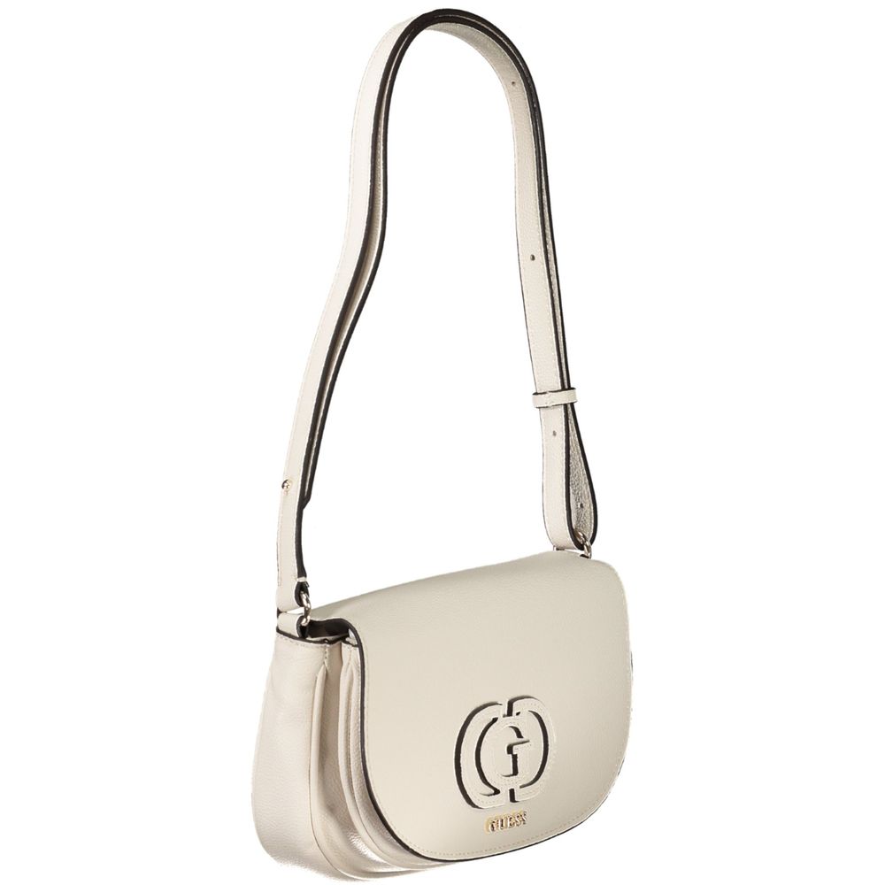 Guess Jeans Bianco Polyurethane Women Handbag - Luxury Boutique Co
