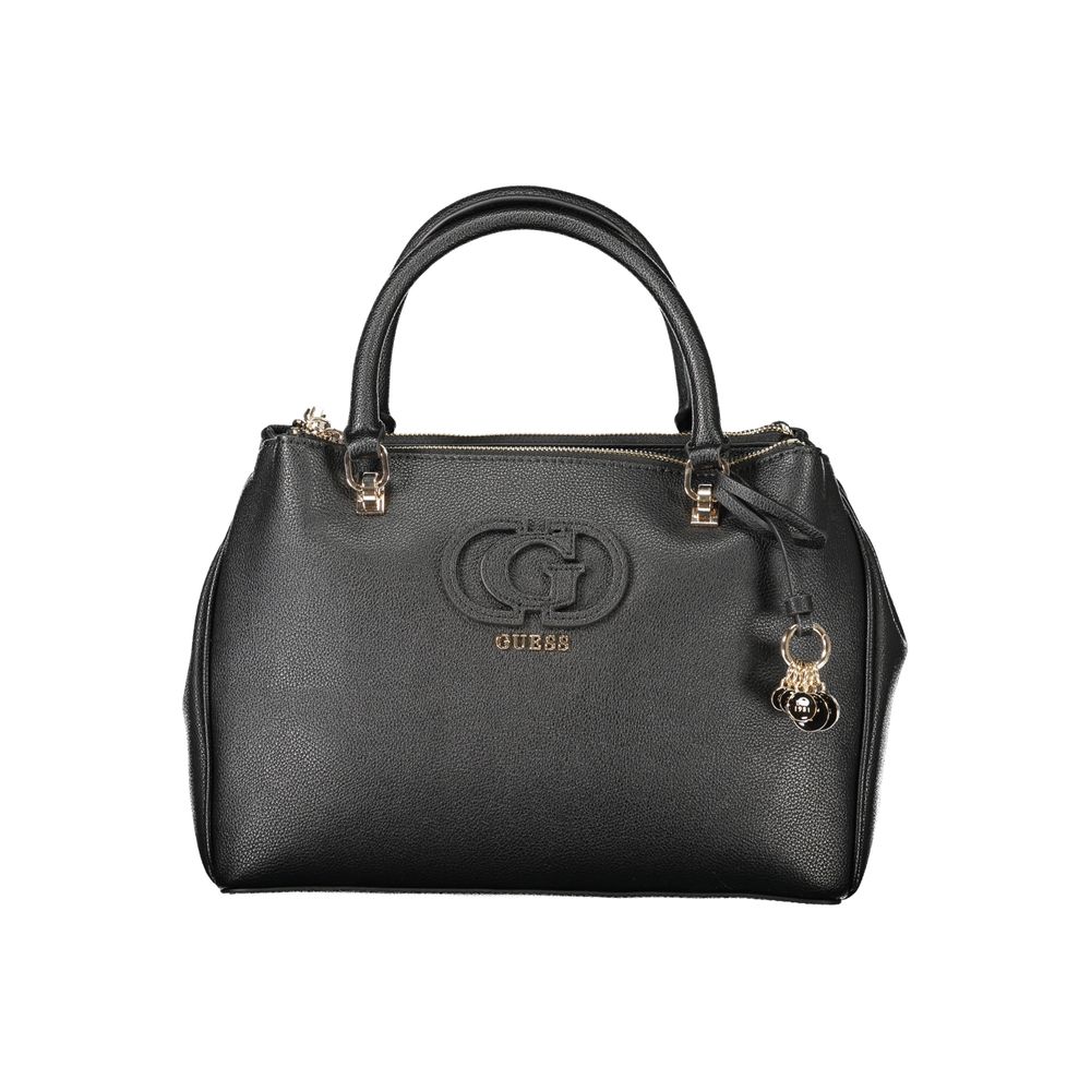 Guess Jeans Black Polyurethane Women's Handbag - Luxury Boutique Co