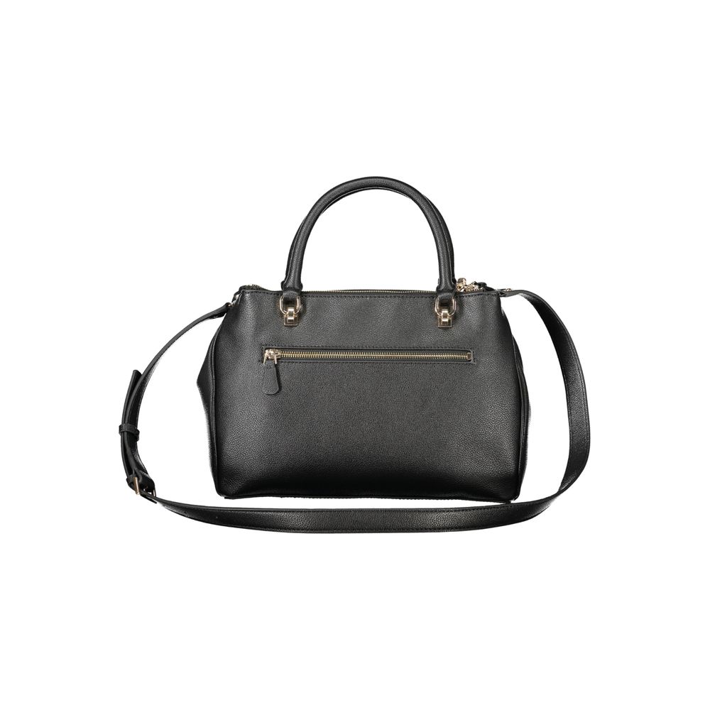 Guess Jeans Black Polyurethane Women's Handbag - Luxury Boutique Co