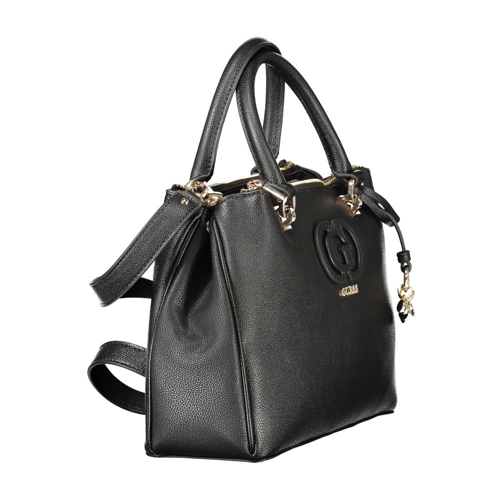 Guess Jeans Black Polyurethane Women's Handbag - Luxury Boutique Co