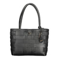 Guess Jeans Nero Poliuretano Women Handbag - Luxury Boutique Co