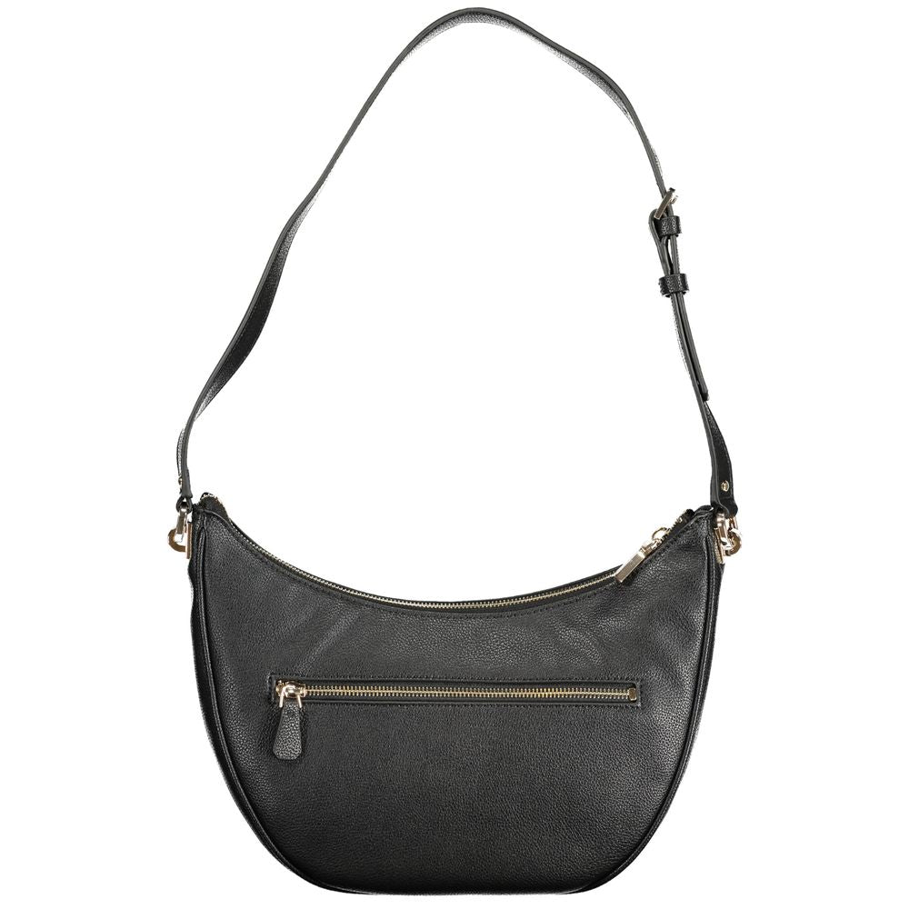 Guess Jeans Nero Poliuretano Women Handbag - Luxury Boutique Co