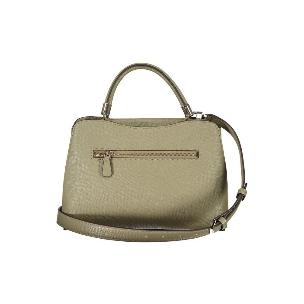 Guess Jeans Verde Poliuretano Women Handbag - Luxury Boutique Co