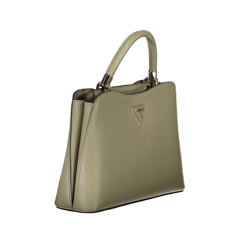 Guess Jeans Verde Poliuretano Women Handbag - Luxury Boutique Co