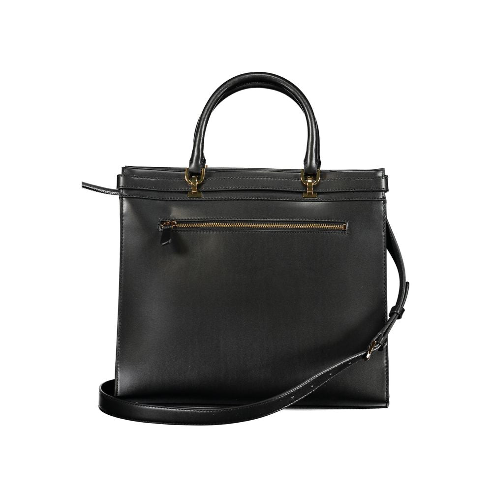 Guess Jeans Black Polyurethane Women Handbag - Luxury Boutique Co