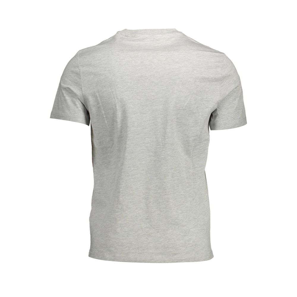 Guess Jeans Grigio Organic Cotton Men T-Shirt - Luxury Boutique Co
