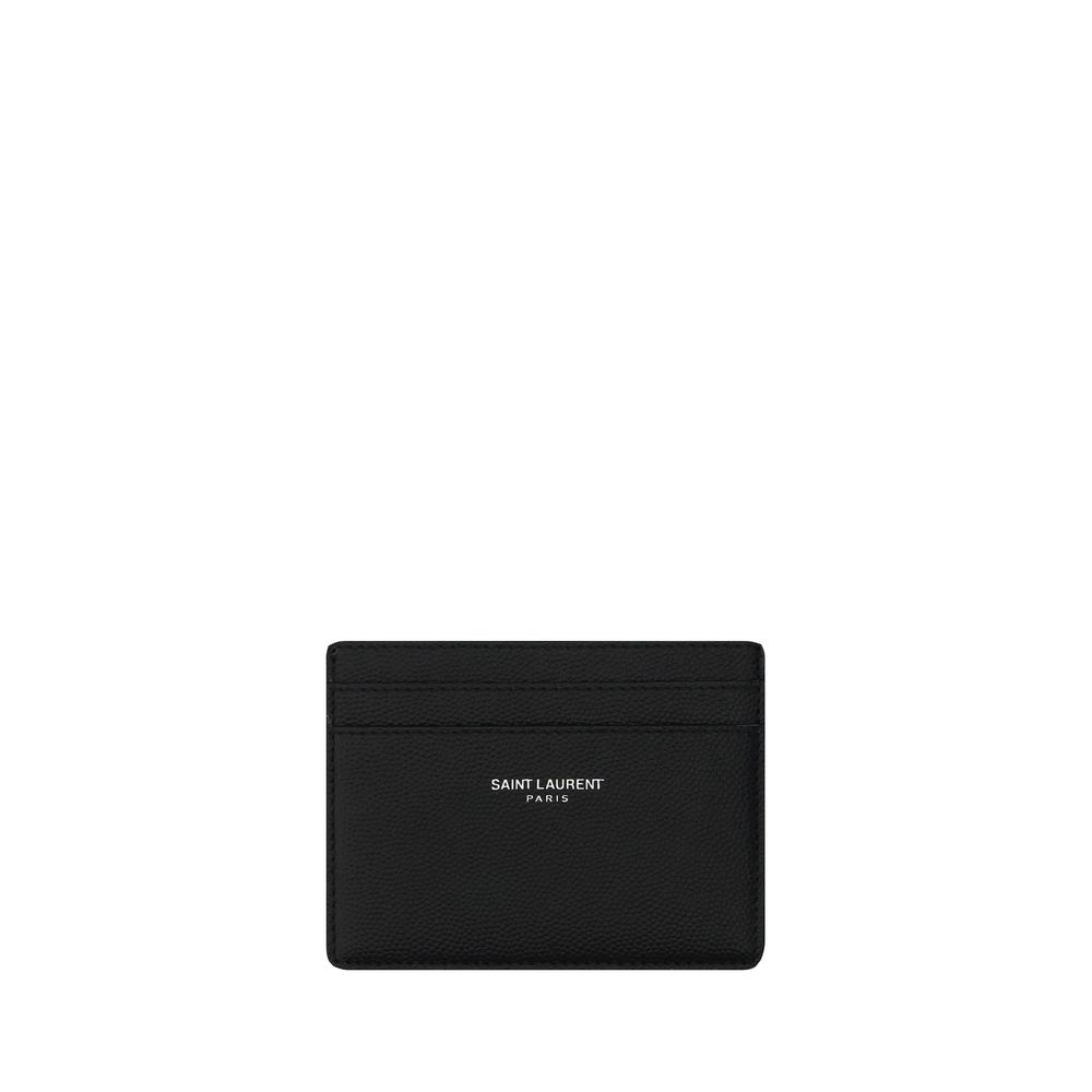 Saint Laurent Black Calf Leather Bos Taurus Wallet - Luxury Boutique Co