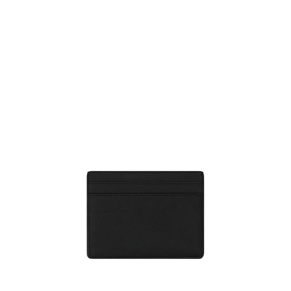Saint Laurent Black Calf Leather Bos Taurus Wallet - Luxury Boutique Co