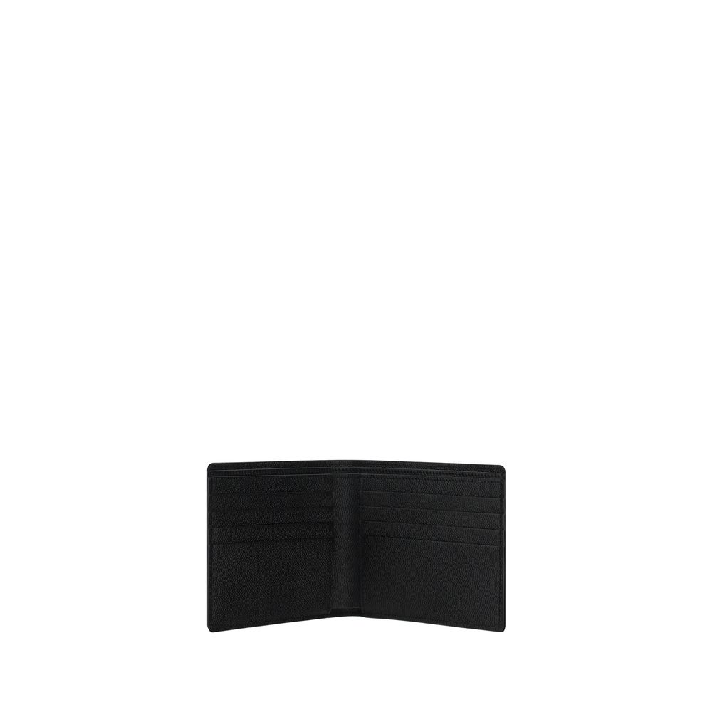 Saint Laurent Black Calf Leather Bos Taurus Wallet - Luxury Boutique Co