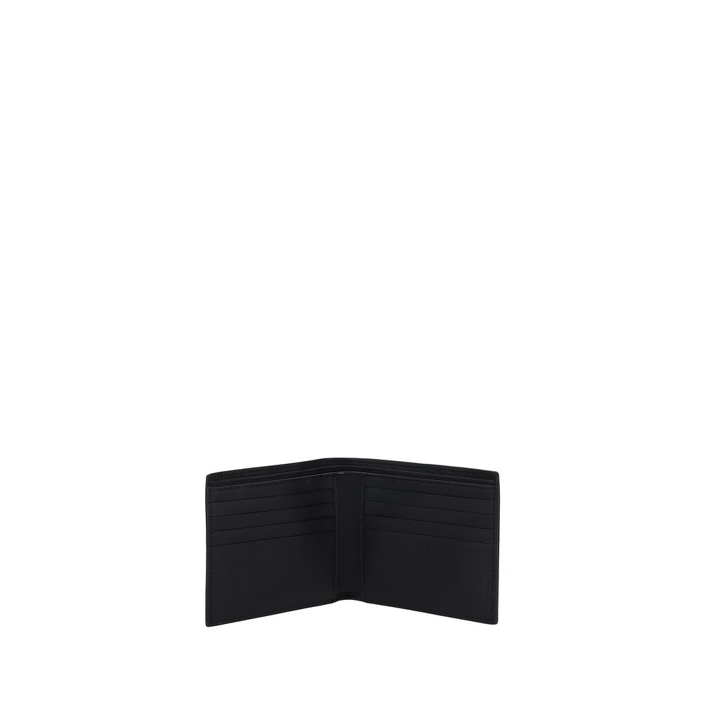 Saint Laurent Black Calf Leather Bos Taurus Wallet - Luxury Boutique Co