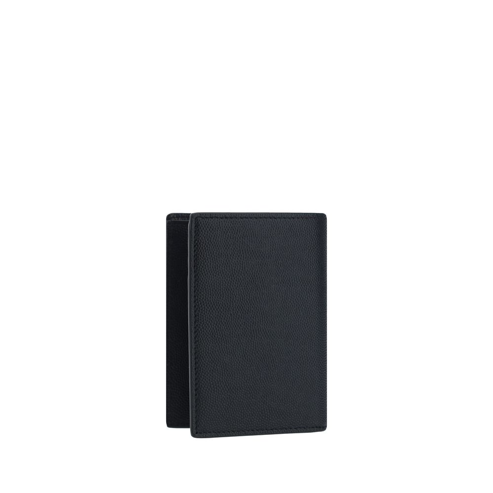 Saint Laurent Black Calf Leather Bos Taurus Wallet - Luxury Boutique Co