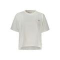 Guess Jeans Bianco Cotton Women T-Shirt - Luxury Boutique Co