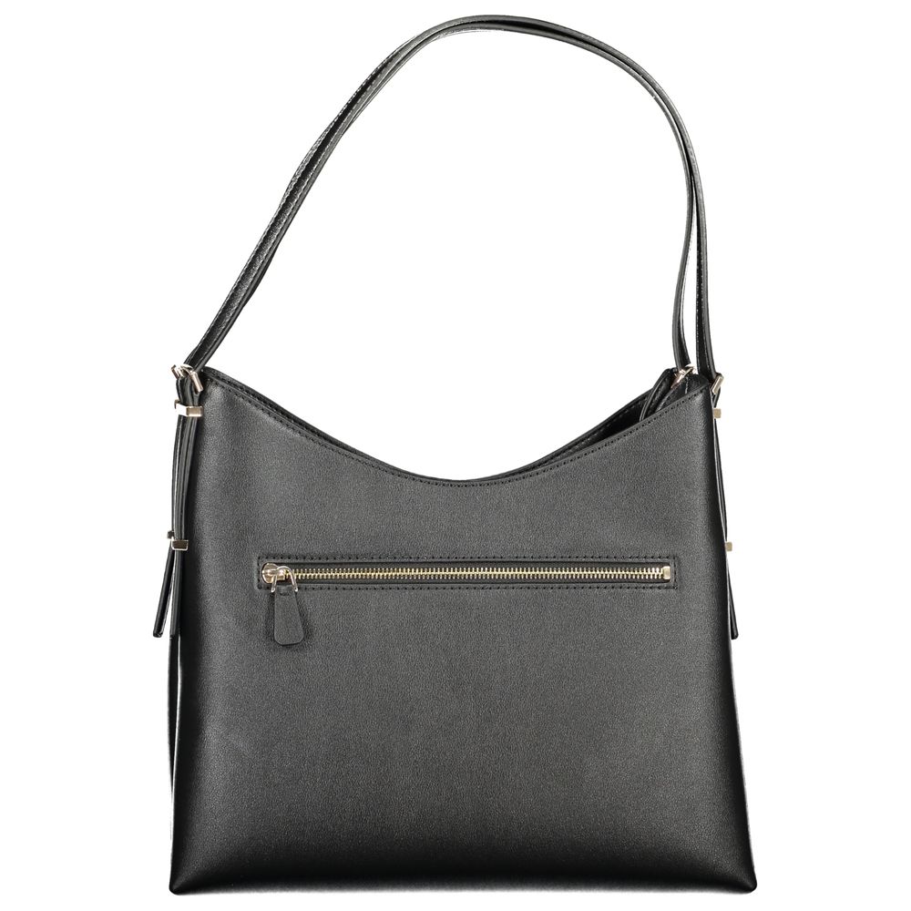 Guess Jeans Black Polyurethane Women Handbag - Luxury Boutique Co