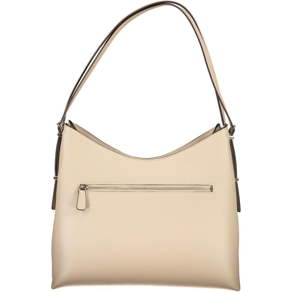 Guess Jeans Beige Poliuretano Women Handbag - Luxury Boutique Co