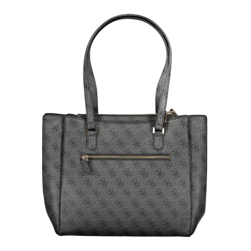 Bolso de mano para mujer Guess Jeans Nero de poliuretano