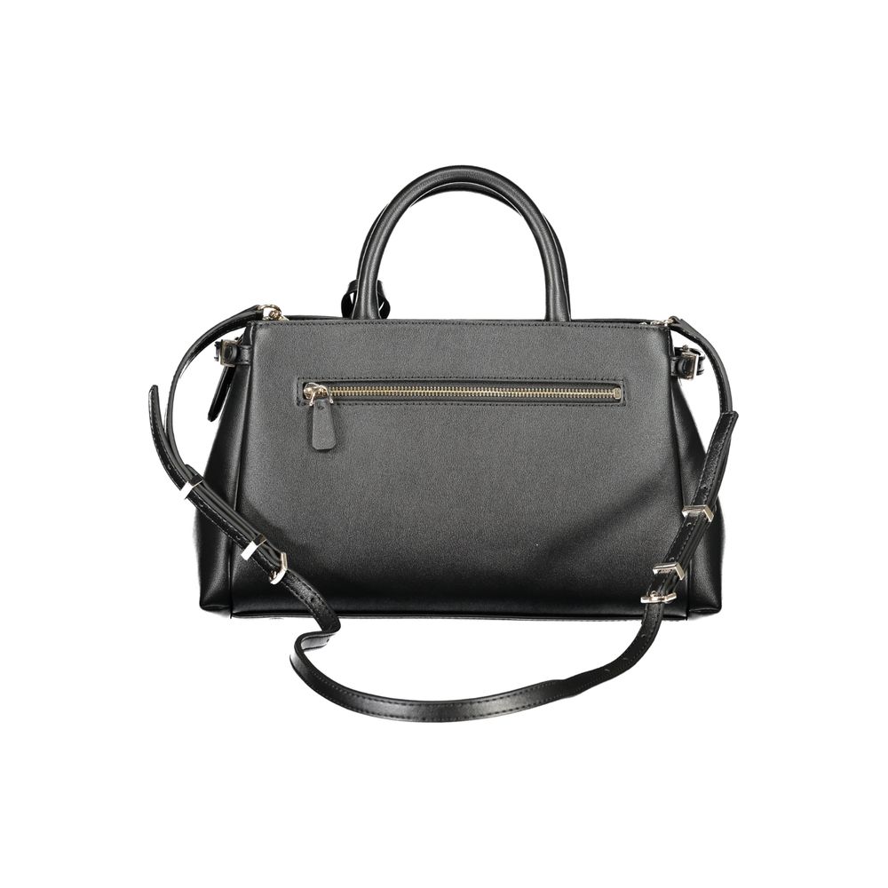 Guess Jeans Nero Poliuretano Women Handbag - Luxury Boutique Co